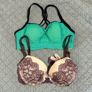 2 Victoria’s Secret Bras. Both 32DD